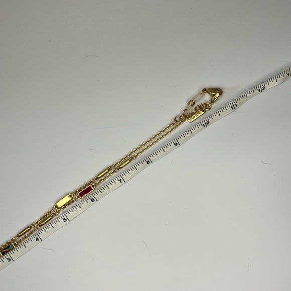 Modern 11” gold tone necklace - Picture 8 of 9